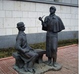 Памятник Шерлоку Холмсу и Доктору Ватсону