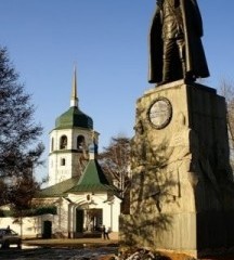 Памятник Колчаку в Иркутске